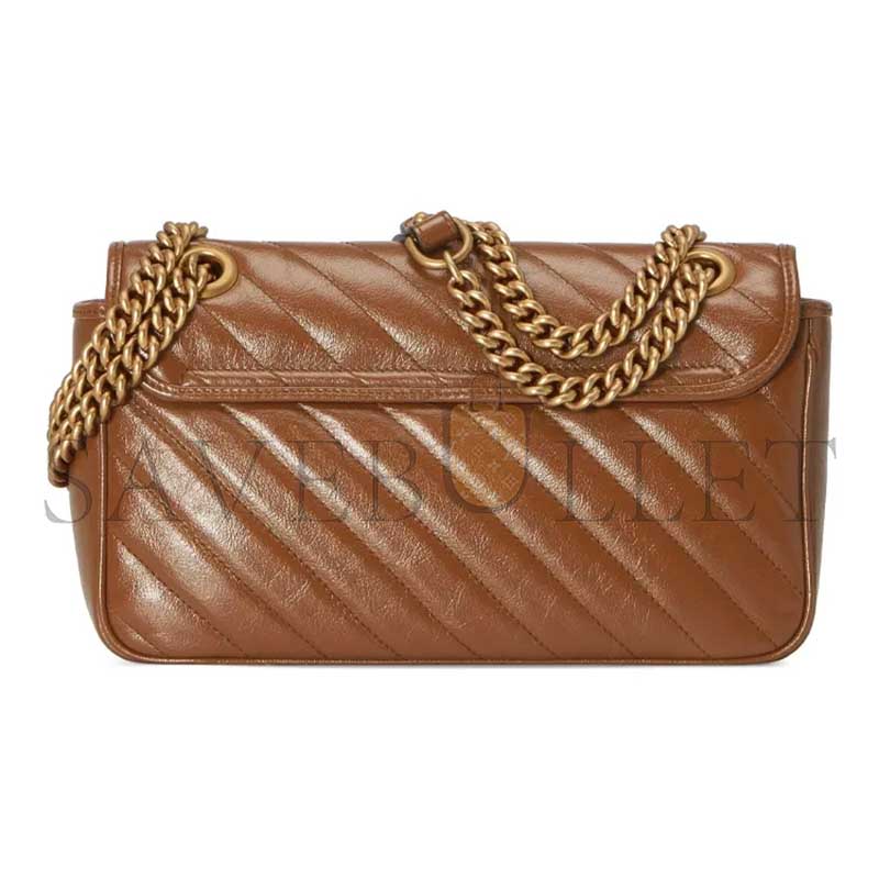 GUCCI MARMONT SMALL MATELASSE SHOULDER BAG 443497 (26*15*7cm)